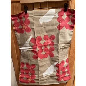 2 NEW Standard Pillow Shams by WEST ELM - Songbird Rare Bird Pattern Beige/Red